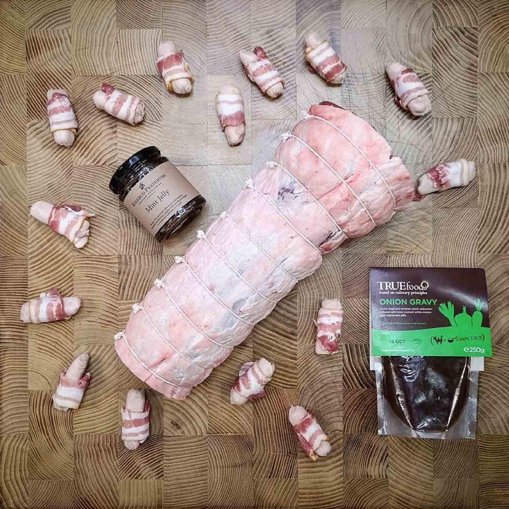 Rolled Lamb Saddle Roast Box